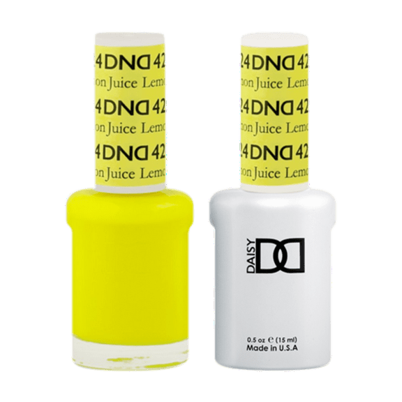 Daisy DND Gel & Lacquer Duo for Female, 424 Lemon Juice