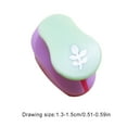thumbnail image 2 of serony Hole Puncher Paper Punchers Circle Cards Labor-saving Decoration Tool Accessories Easy and Fast Manual Tools Consistent Design leaf, 2 of 5