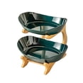 thumbnail image 1 of BotaniNest 2 Tier Oval Fruit With Stand 3 Tier Fruit For Counter Fruit Bowl For Kitchen Countertop Organizer Serving Tray For Fruit Vegetable Snack Dessert & Party, 1 of 2