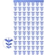 thumbnail image 1 of Nvzi Paquete de 2 cortinas con flecos para decoración de fiestas, cortinas de fondo de oropel para fiestas, serpentinas de murciélagos,cortinas de lluvia para puertas, azul, 1 of 4