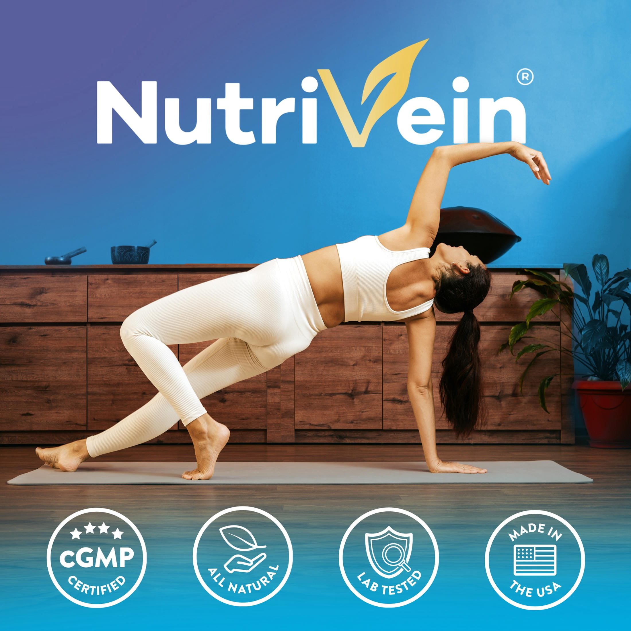 NutriVein Multi Collagen 2250 mg – Joints, Hair, Skin & Nails, 180 Capsules