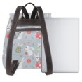thumbnail image 3 of Vsdgher Bunny cartoon with easter Pattern PU Leather Backpack,Purse for Women Fashion Multipurpose Design Handbag Ladies Shoulder Bags Travel Backpack, 3 of 4