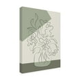 thumbnail image 5 of Canvas Wall Art - Pictufy Studio II 'Flower Green' Wall Art for Living Room, Bedroom, or Office DÃ©cor by Trademark Fine Art - 35 x 47 Inches, 5 of 5