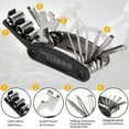 thumbnail image 7 of ECOLIVIZIT Bike Saddlebag Repair Kit and Tools - on the Go Bike Bag and Emergency Repair Kit with 16-in-1 Bike Multi-Tools, Bike Pump, Tire Levers, Glue-Free Tires, Bike Valve, 7 of 7