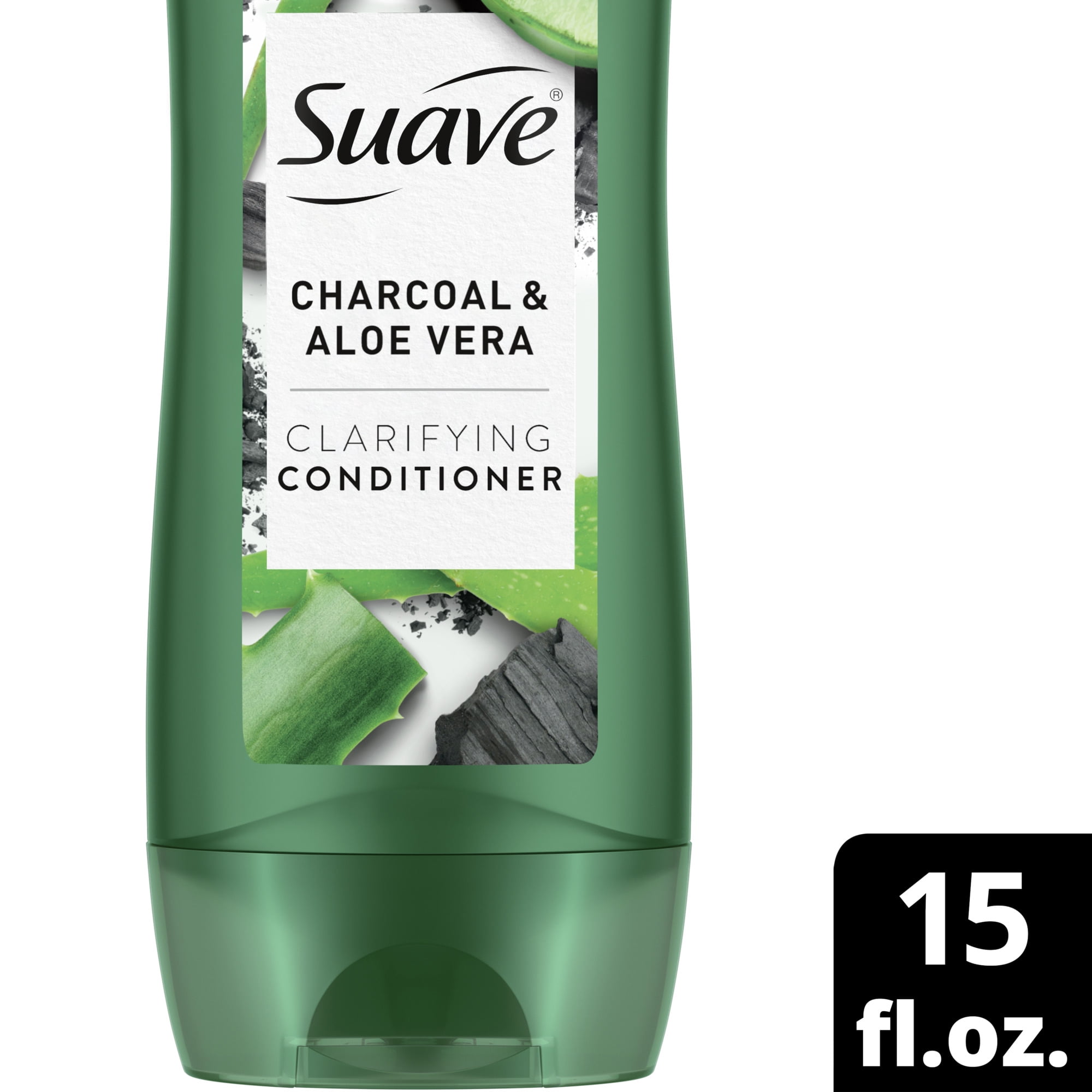 Suave Professionals Clarifying nourishing Daily Conditioner with Charcoal & Aloe Vera, 15 fl oz