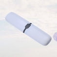 thumbnail image 6 of LEORX 1Set Portable Tooth Brush Holder PP White for Adult Travel, 6 of 8