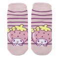 thumbnail image 5 of Hello Kitty & Friends Bathtime Women's 5-Pair Striped Ankle Socks, 5 of 7