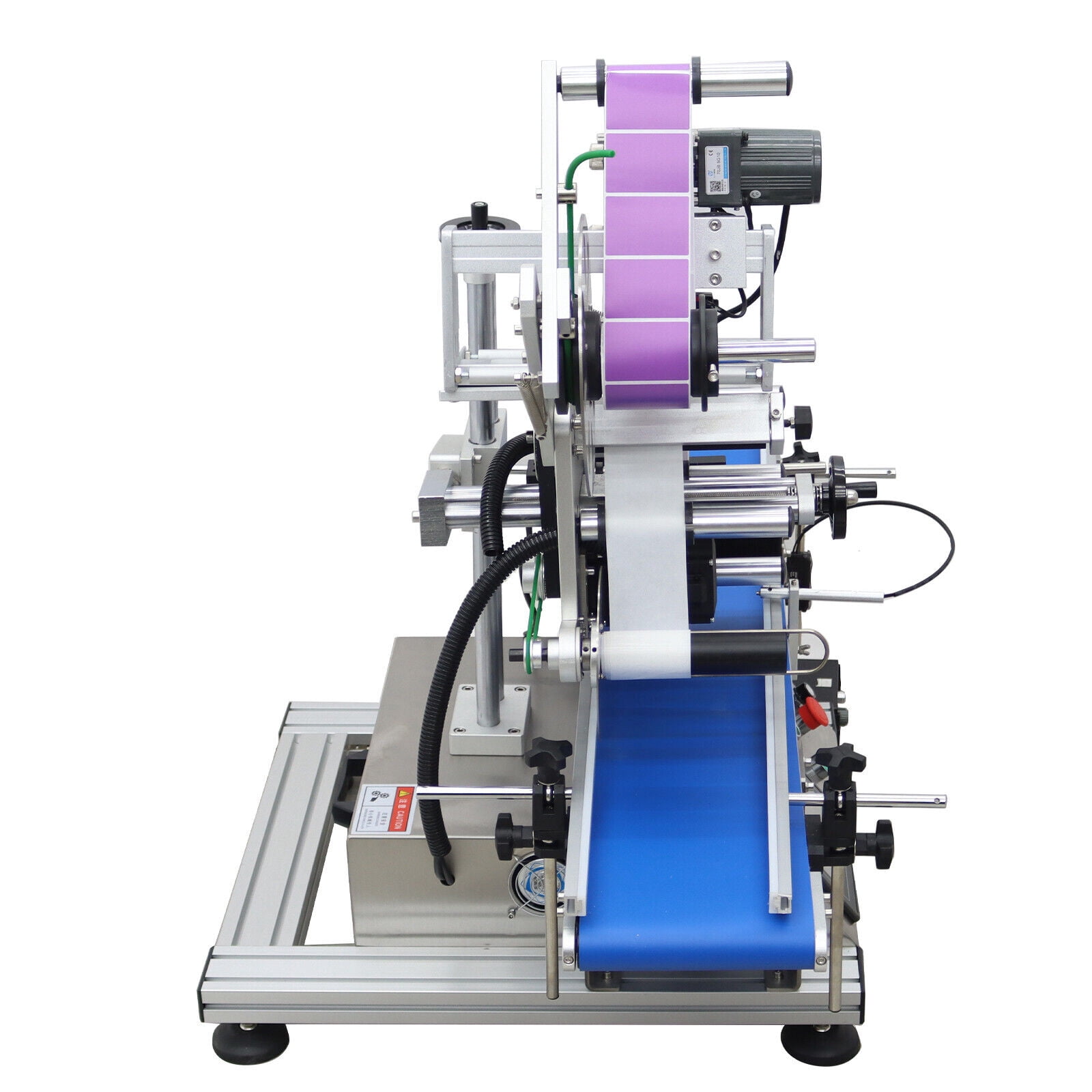 Automatic Desktop Conveyor Round Bottle High Speed Labeling Machine Labeler Maker with Conveyor Belt