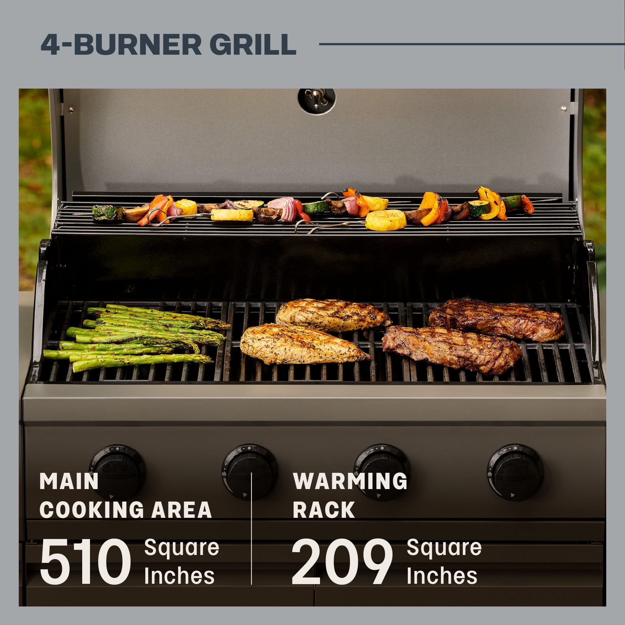 TYTUS Modular Grilling Collection 4-Burner Gas Grill, Pizza Oven with Cart, and Grill Light