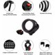 thumbnail image 2 of Candado de cable para bicicleta Cable de seguridad para bicicleta Candado para bicicleta eléctrica Código de combinación de 5 dígitos Candado para bicicleta Candado de cadena para motocicleta, longit, 2 of 5
