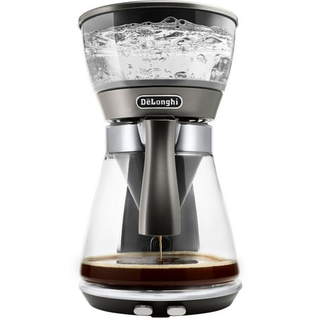 De'Longhi - 8-Cup Coffee Maker - Silver Metallic