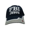 thumbnail image 4 of JESUS RELIGIOUS FBI FIRM BELIEVER IN JESUS Blue COLOR CHRISTIAN HAT BALL CAP, 4 of 4