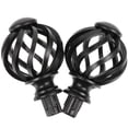 thumbnail image 3 of Embouts de Tringle à Rideaux 2 Pcs Embouts de Rideaux Embouts Capuchons Embouts de Tringle à Rideaux, 3 of 6