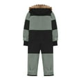 thumbnail image 6 of Staki Girls One Piece Snowsuit Waterproof Ski Snowboard Coverall Snow Pants Youth 6M,12M,18M,24M,3T,4T,5T,6-10Y,11-14Y(Gray,6-12 Months), 6 of 7