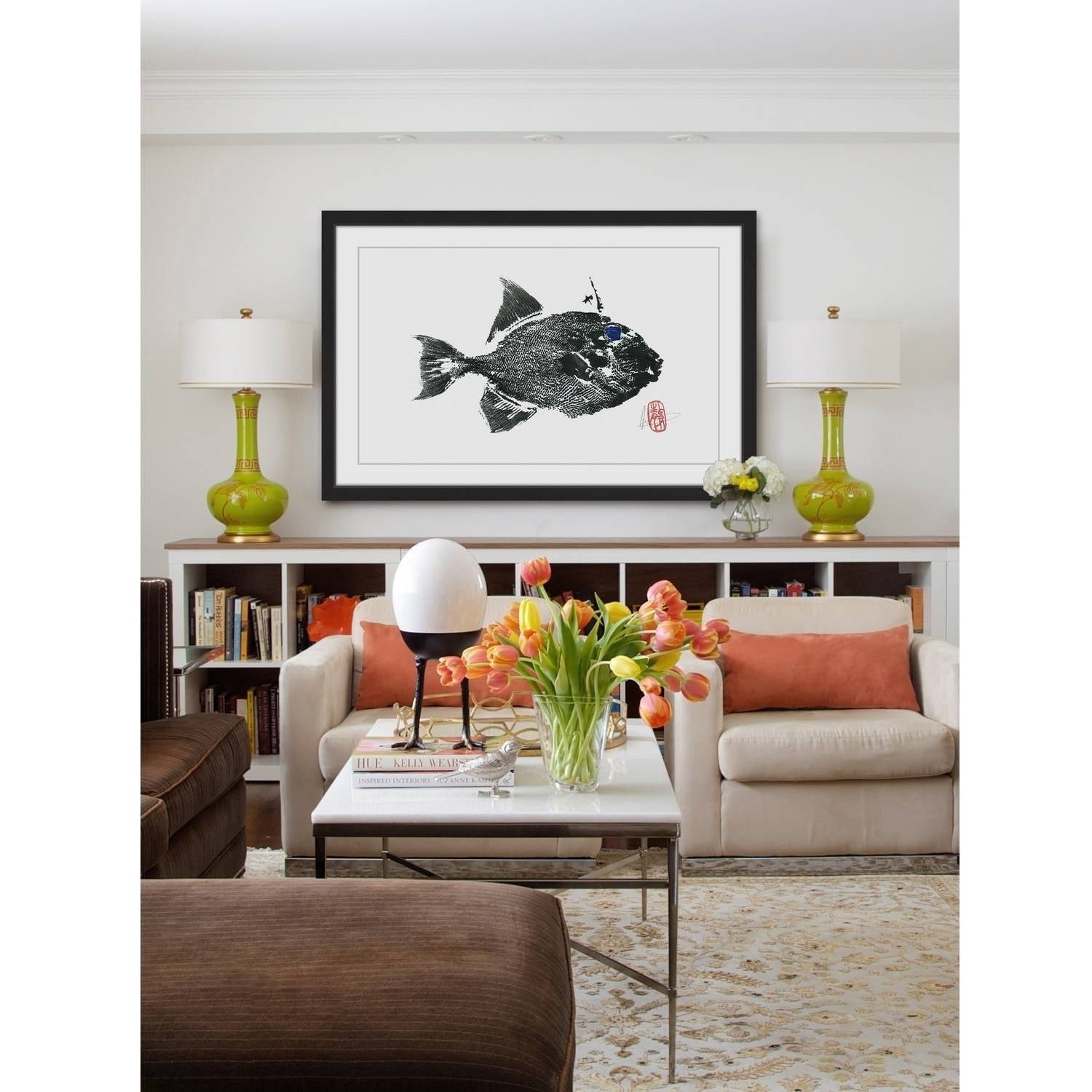 Marmont Hill 'Black Is Me' Framed Painting Print