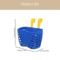 thumbnail image 2 of OUNONA 1Pcs Panier de Guidon de Vélo Résistant aux Rayures pour Vélo d'Enfants en Bleu Foncé, 2 of 8