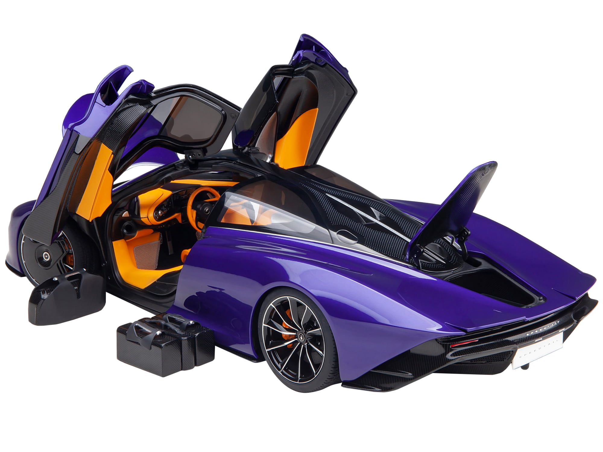 McLaren Speedtail Lantana Purple Metallic with Black Top and