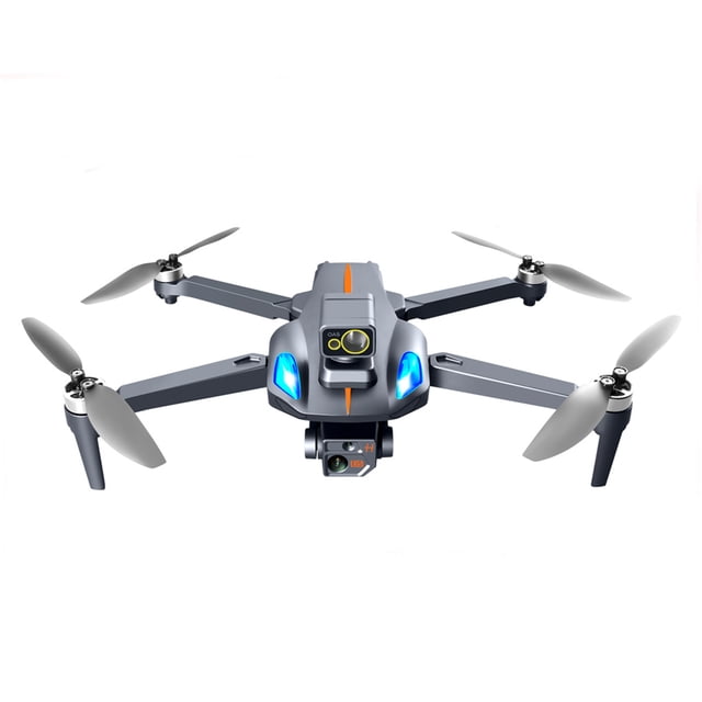 Bearachild Dron con Control remoto para fotografía aérea, cuadricóptero a prueba de viento, localización GPS, avión plegable, avión de Accesorios para drones aéreos