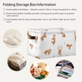 thumbnail image 5 of Foldable Storage Bins Yoga Welsh Corgi Dogs Fabric Storage Baskets Collapsible Decorative Baskets Closet Organizer Bins with PU Handles for Shelves Home Closet Living Room-1Pack Decor Gifts, 5 of 7