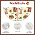 thumbnail image 3 of Disketp Rustic Western Charm Christmas Tree Skirt, Christmas Tree Decorations, Christmas Decor, Tree Mat Decoration(30-48IN)-30", 3 of 6