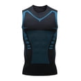 thumbnail image 2 of Haitryli Men's Athletic Tank Top Compression Workout Vest  Sleeveless Shirts Fitness Shapewear B Black XXL, 2 of 3