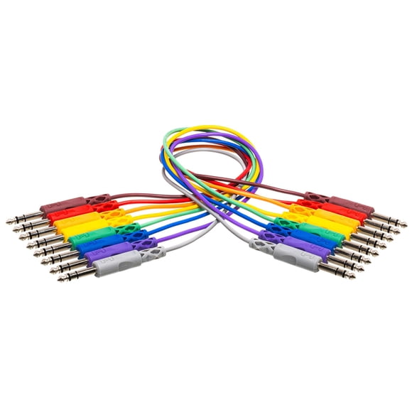 Hosa CSS-890 1/4" TRS To Same, 3 Foot x 8 Pieces