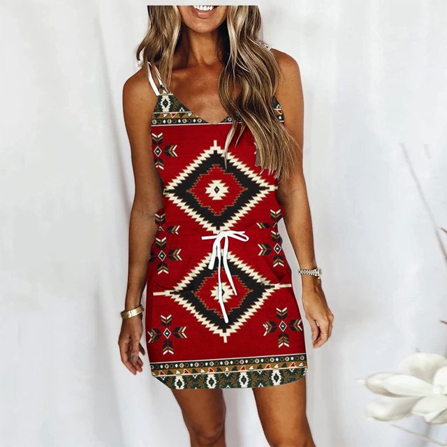 LOVZFMLL Robes Mode Femme Couleur Unie Confortable Ample Sans Manches Hauts Décontractés Robe