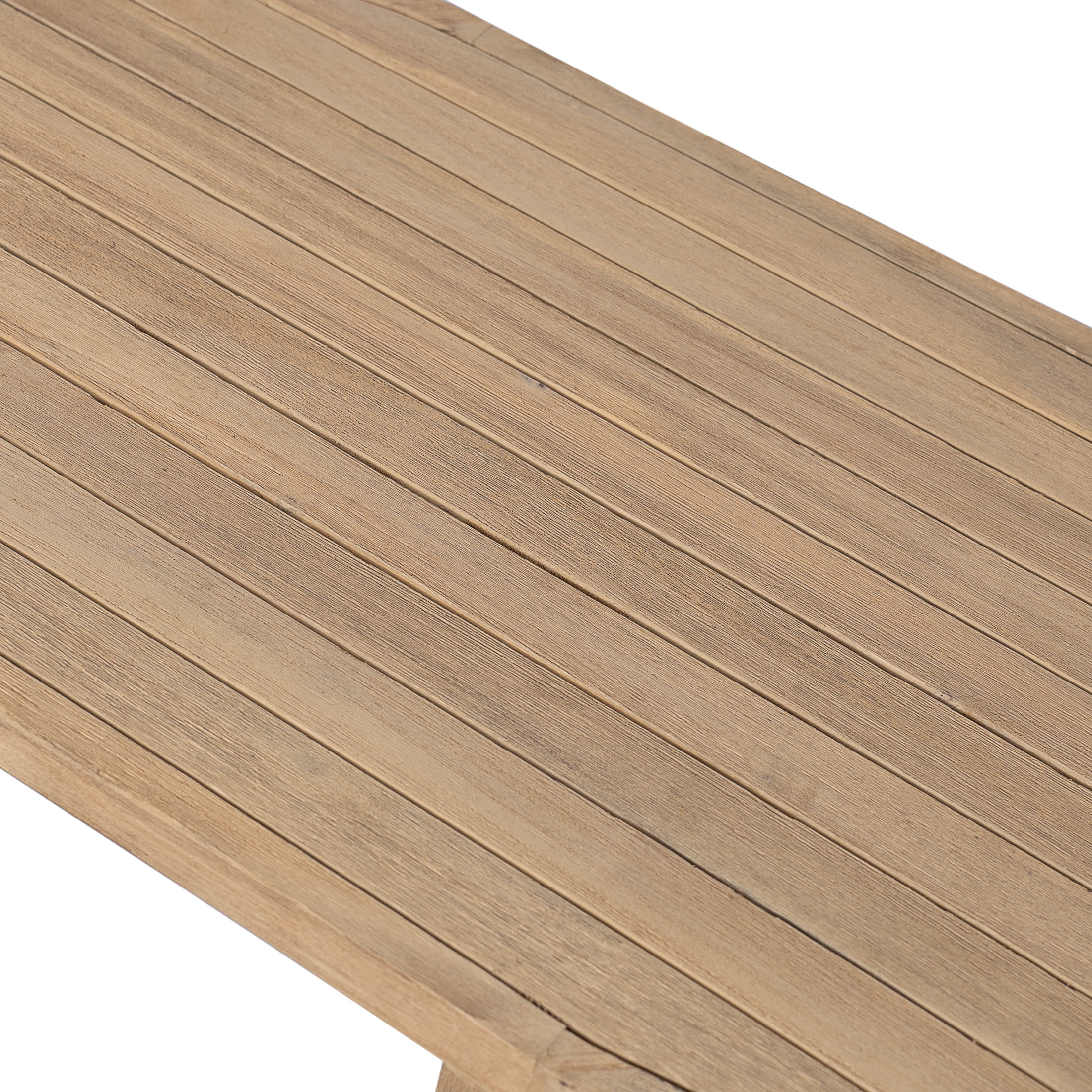 Christopher Knight Home 39.5" Outdoor Oval Coffee Table with Woven Rope Design, Light Teak