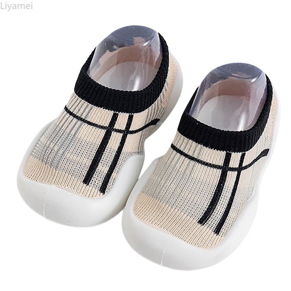 Liyamei Baby Boy Girl Non Indoor Walking Shoes Breathable Warm Elastic Sock Shoes With Memory Sole Toes Outdoor Sneakers Toddler Sneakers Size 4