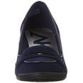 thumbnail image 2 of Anne Klein Sport Women's Tagalong Fabric Wedge Pump, Navy, 6.5 M US, 2 of 8