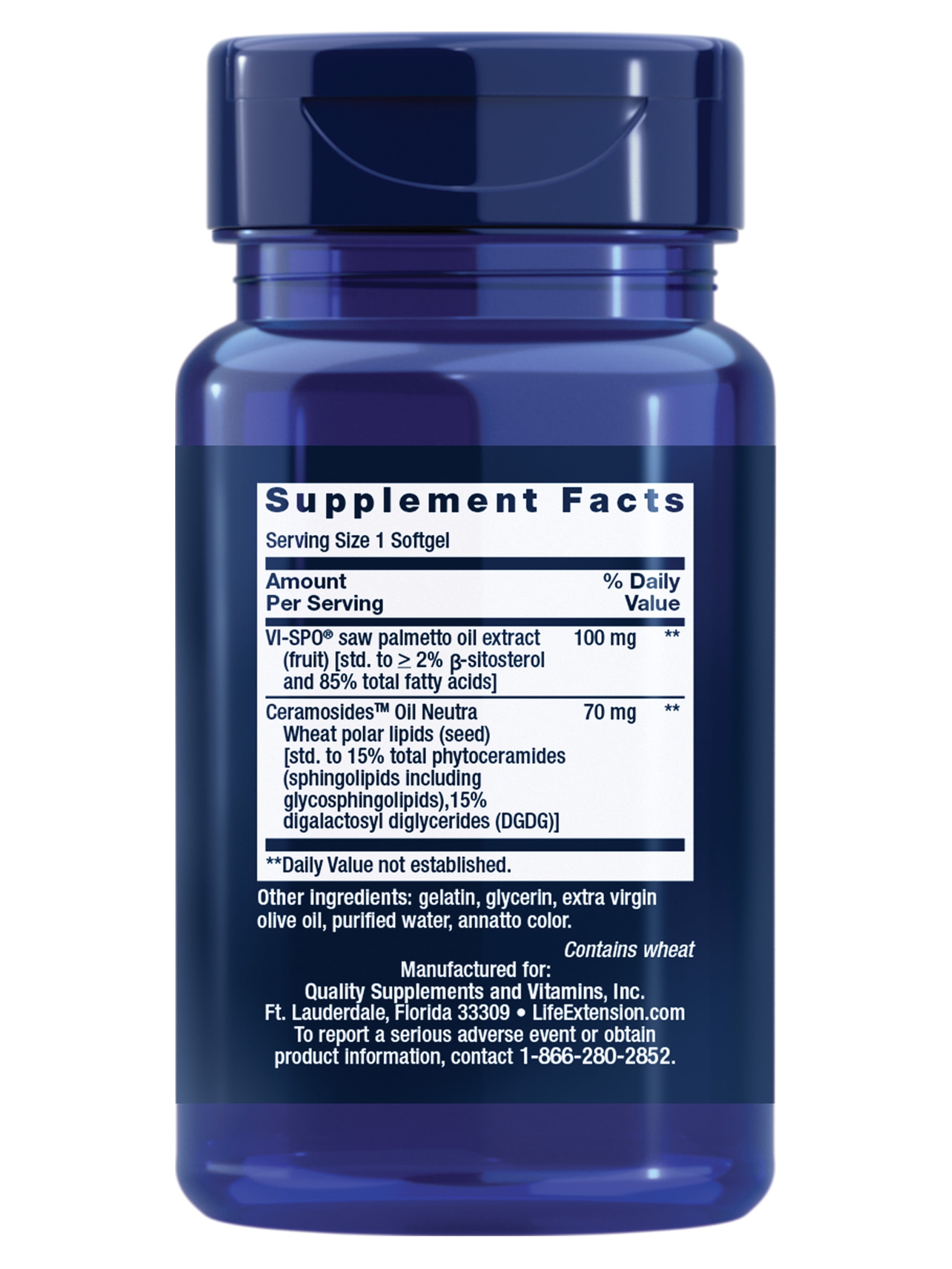 Life Extension Hair Growth for Women, hair growth supplement, fullness and density, Ceramosides™, VI-SPO®, non-GMO, 1-daily, gluten-free, 30 softgels