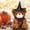 Brown B, variant on Konghyp Halloween Bear Doll with Hat, Soft Teddy Bear with Cute Halloween Bow Tie, Decorative Plush Toy for Holiday, Party, and Home Decor, Collectible Halloween Gifts