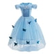 thumbnail image 3 of Disfraz de princesa Disney para niña, vestido de sirena, Ariel, Frozen, Elsa, Anna, Halloween, Blancanieves, Bella, ropa de Cosplay, 3 of 5
