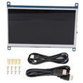 thumbnail image 1 of Monitor de retroiluminación de pantalla de 7 pulgadas para accesorios de computadora Raspberry Pi DriveFree 1024 × 600 (versión IPS no táctil), 1 of 14