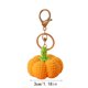 thumbnail image 3 of Llavero de calabaza de peluche | Accesorio de tela amarilla suave | Organizador de llaves para coche mini de 3 cm • Hebbilla metálica • Amuleto para bolso monísimo para bolso, cartera, oficina y, 3 of 8