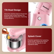Honinst Stand Mixer, 4 QT 10+P Speeds with Tilt-Head Electric Mixer, 3-In-1 Kitchen Mixer with Dough Hook, Whisk, Beater, Bowl for Baking, Cake and Most Home Cooks