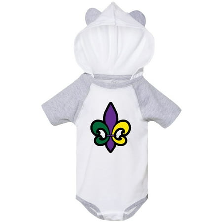 

Inktastic Fleur De Lis Mardi Gras Holiday Gift Baby Boy or Baby Girl Bodysuit