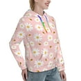 thumbnail image 6 of Sikiie Daisy And Bee Women's Casual Hoodies Long Sleeve Lightweight Pullover Tops Loose Sweatshirt-XX-Large, 6 of 7