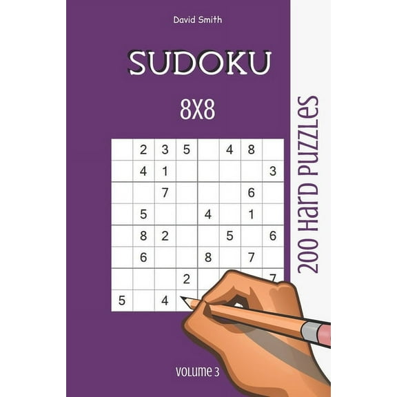 Sudoku 8x8: Sudoku 8x8 - 200 Hard Puzzles vol.3 (Paperback)