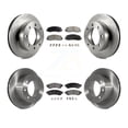 thumbnail image 1 of Transit Auto Front Rear Disc Brake Rotors and Semi-Metallic Pads Kit for Car 2008-2009 Ford F-250 Super Duty 4WD with Single Wheels K8F-100868, 1 of 11