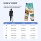 thumbnail image 4 of Fotbe Coastal Palm Beach Pantalones de Pijama para Hombre, Pantalones de Dormir, Pantalones de Casa con Cintura Ajustable y Bolsillos-Medium, 4 of 6
