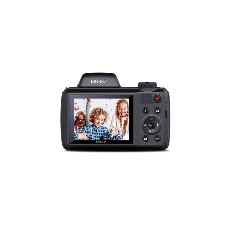 Minolta MN53Z-P 16.0-Megapixel 53x Zoom Bridge Camera (Purple