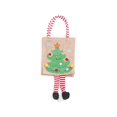 thumbnail image 5 of Bolsas navideñas con asas, reutilizables, para golosinas, comestibles, dulces, multifuncionales, para decoración de fiestas familiares, fiestas en casa, 5 of 5