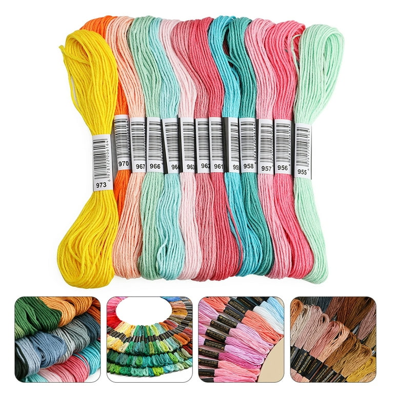 Embroidery Floss Threads Cross Stitch Supplies String Rainbow Color  Friendship Bracelets Colors