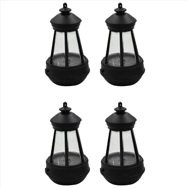4X Linterna Solar para Exteriores, Impermeable, Gran , Fuente de Luz LED, Luces Decorativas para Jardín