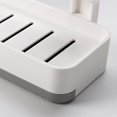 thumbnail image 3 of Jabonera, accesorios de baño, sin taladrar, blanca, 3 of 5