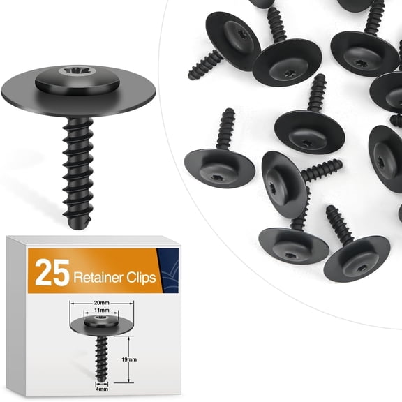 GOOACC 25Pcs Torx Truss Head Tapping Screw Fender Liner Splash Guard Under Cover License Bracket for GM 11570637 Buick Chevrolet M4.2-1.41 (#8)