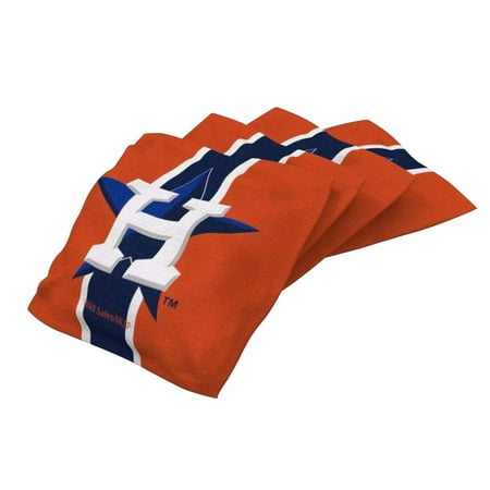 - Houston Astros 4-Pack Striped Alternate Cornhole Bean Bags Set - No Size