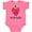 Hot Pink, variant on Inktastic Cute Strawberry Strawbaby Boys or Girls Baby Bodysuit