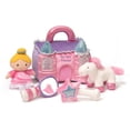 thumbnail image 1 of Set de juego de peluche GUND Princess Castle con sonajero, chirriador y arrugas, 1 of 6